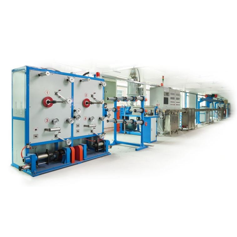 Tight Buffered Fiber Optical Cable Production Line with PLC+IPC automatic control