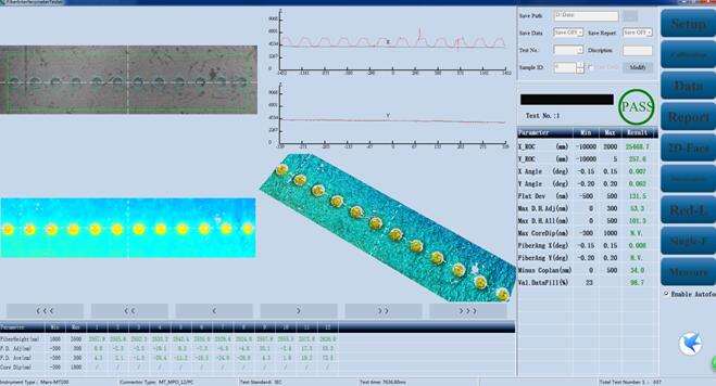 3d fiber interferometer testing results